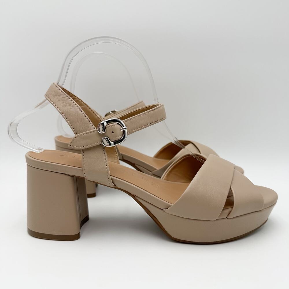 Aerosoles Womens Cosmos Platform Sandals Size 8.5 M Beige NWOB - Picture 3 of 13
